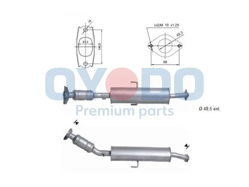 Katalysator Oyodo 10N0157-OYO
