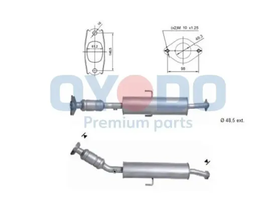 Katalysator Oyodo 10N0157-OYO Bild Katalysator Oyodo 10N0157-OYO