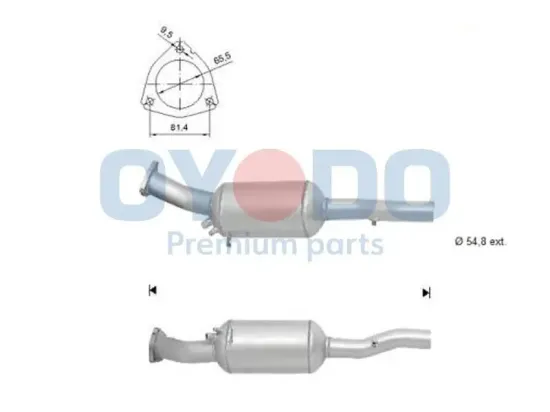 Ruß-/Partikelfilter, Abgasanlage Oyodo 20N0022-OYO Bild Ruß-/Partikelfilter, Abgasanlage Oyodo 20N0022-OYO