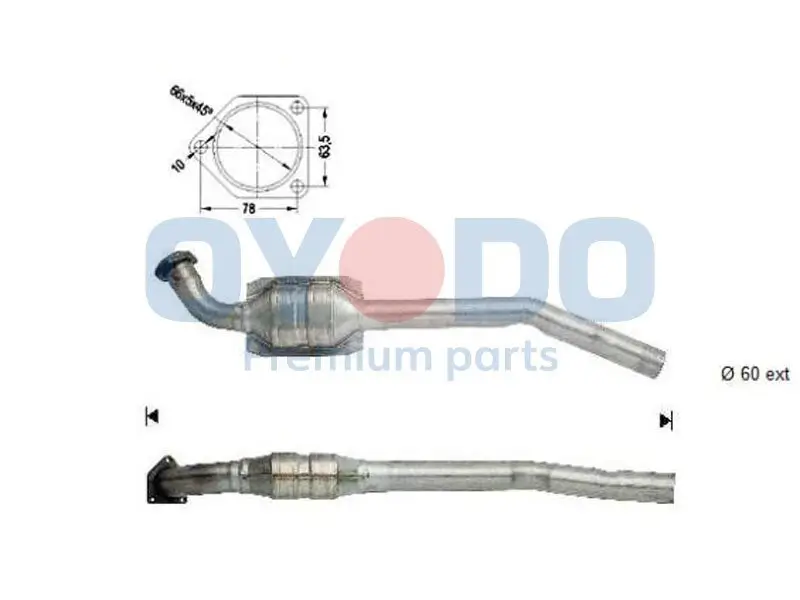 Katalysator Oyodo 20N0026-OYO