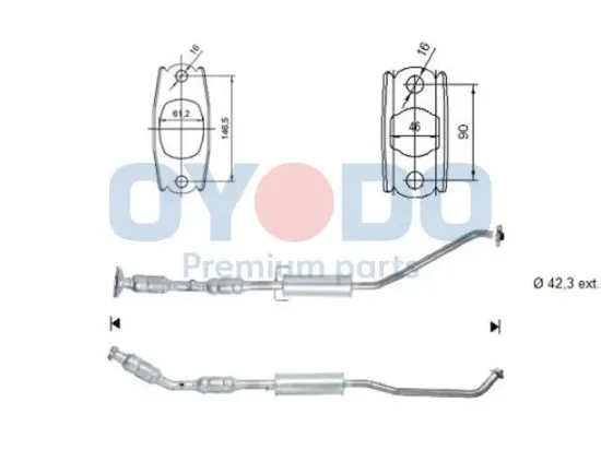 Katalysator Oyodo 10N0120-OYO Bild Katalysator Oyodo 10N0120-OYO