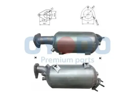 Ruß-/Partikelfilter, Abgasanlage Oyodo 20N0005-OYO Bild Ruß-/Partikelfilter, Abgasanlage Oyodo 20N0005-OYO