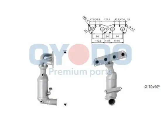 Katalysator Oyodo 10N0101-OYO Bild Katalysator Oyodo 10N0101-OYO
