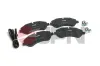 Bremsbelagsatz, Scheibenbremse Vorderachse JPN 10H9051-JPN