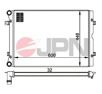 Kühler, Motorkühlung JPN 60C9065-JPN