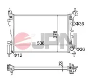 Kühler, Motorkühlung JPN 60C9037-JPN