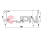Kühler, Motorkühlung JPN 60C9017-JPN