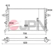 Kühler, Motorkühlung JPN 60C9029-JPN