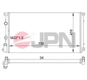 Kühler, Motorkühlung JPN 60C9033-JPN