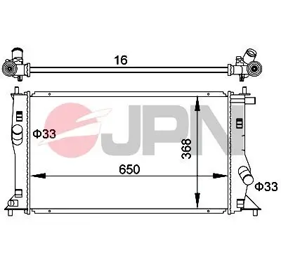 Kühler, Motorkühlung JPN 60C9027-JPN