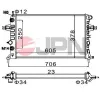 Kühler, Motorkühlung JPN 60C9028-JPN Bild Kühler, Motorkühlung JPN 60C9028-JPN