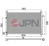Kondensator, Klimaanlage JPN 60C9134-JPN