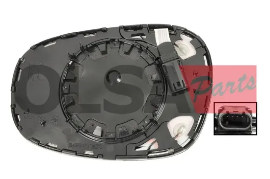 Spiegelglas, Außenspiegel rechts OLSA Aftermarket 75411 Bild Spiegelglas, Außenspiegel rechts OLSA Aftermarket 75411