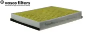 Filter, Innenraumluft unter der Mittelkonsole DAVID VASCO B290