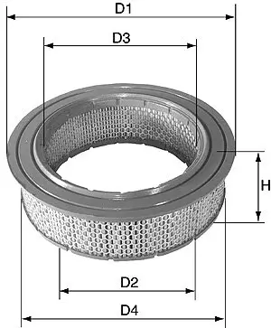 Luftfilter DAVID VASCO A018 Bild Luftfilter DAVID VASCO A018