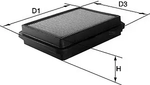 Luftfilter DAVID VASCO A133 Bild Luftfilter DAVID VASCO A133