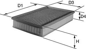 Luftfilter DAVID VASCO A142 Bild Luftfilter DAVID VASCO A142