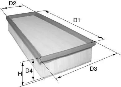 Luftfilter DAVID VASCO A284 Bild Luftfilter DAVID VASCO A284