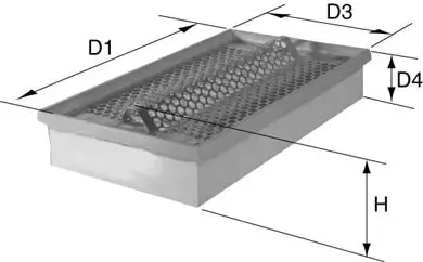 Luftfilter DAVID VASCO A328 Bild Luftfilter DAVID VASCO A328
