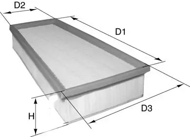 Luftfilter DAVID VASCO A377 Bild Luftfilter DAVID VASCO A377