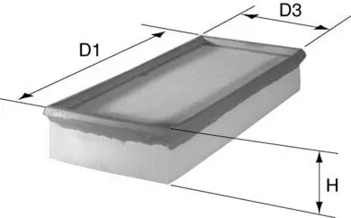 Luftfilter DAVID VASCO A443 Bild Luftfilter DAVID VASCO A443