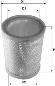 Luftfilter DAVID VASCO A669 Bild Luftfilter DAVID VASCO A669