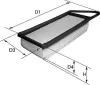Luftfilter DAVID VASCO A734 Bild Luftfilter DAVID VASCO A734
