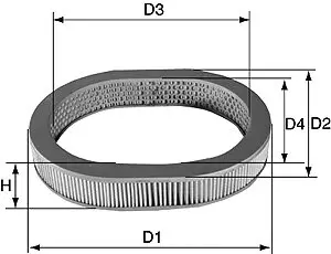 Luftfilter DAVID VASCO A797 Bild Luftfilter DAVID VASCO A797