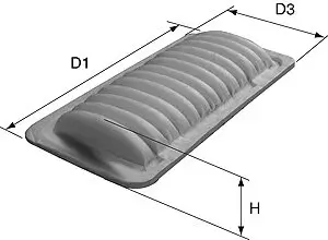 Luftfilter DAVID VASCO A914 Bild Luftfilter DAVID VASCO A914