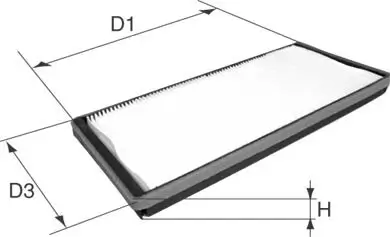 Filter, Innenraumluft DAVID VASCO O027 Bild Filter, Innenraumluft DAVID VASCO O027
