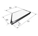 Filter, Innenraumluft Motorraum DAVID VASCO O068 Bild Filter, Innenraumluft Motorraum DAVID VASCO O068