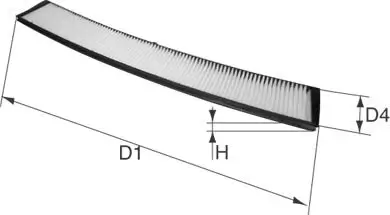 Filter, Innenraumluft DAVID VASCO O098 Bild Filter, Innenraumluft DAVID VASCO O098