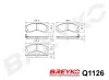Bremsbelagsatz, Scheibenbremse Vorderachse DAVID VASCO Q1126 Bild Bremsbelagsatz, Scheibenbremse Vorderachse DAVID VASCO Q1126