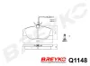 Bremsbelagsatz, Scheibenbremse Vorderachse DAVID VASCO Q1148 Bild Bremsbelagsatz, Scheibenbremse Vorderachse DAVID VASCO Q1148