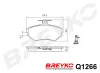 Bremsbelagsatz, Scheibenbremse Vorderachse DAVID VASCO Q1266 Bild Bremsbelagsatz, Scheibenbremse Vorderachse DAVID VASCO Q1266