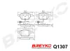 Bremsbelagsatz, Scheibenbremse Vorderachse DAVID VASCO Q1307 Bild Bremsbelagsatz, Scheibenbremse Vorderachse DAVID VASCO Q1307