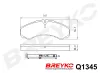 Bremsbelagsatz, Scheibenbremse Vorderachse DAVID VASCO Q1345 Bild Bremsbelagsatz, Scheibenbremse Vorderachse DAVID VASCO Q1345