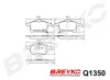 Bremsbelagsatz, Scheibenbremse Vorderachse DAVID VASCO Q1350 Bild Bremsbelagsatz, Scheibenbremse Vorderachse DAVID VASCO Q1350