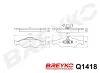 Bremsbelagsatz, Scheibenbremse Vorderachse DAVID VASCO Q1418 Bild Bremsbelagsatz, Scheibenbremse Vorderachse DAVID VASCO Q1418
