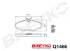 Bremsbelagsatz, Scheibenbremse Vorderachse DAVID VASCO Q1466 Bild Bremsbelagsatz, Scheibenbremse Vorderachse DAVID VASCO Q1466