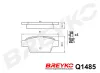 Bremsbelagsatz, Scheibenbremse Hinterachse DAVID VASCO Q1485 Bild Bremsbelagsatz, Scheibenbremse Hinterachse DAVID VASCO Q1485