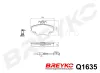 Bremsbelagsatz, Scheibenbremse Vorderachse DAVID VASCO Q1635 Bild Bremsbelagsatz, Scheibenbremse Vorderachse DAVID VASCO Q1635