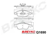 Bremsbelagsatz, Scheibenbremse Vorderachse DAVID VASCO Q1690 Bild Bremsbelagsatz, Scheibenbremse Vorderachse DAVID VASCO Q1690