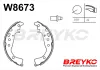 Bremsbackensatz Hinterachse DAVID VASCO W8673 Bild Bremsbackensatz Hinterachse DAVID VASCO W8673