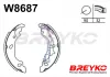 Bremsbackensatz Hinterachse DAVID VASCO W8687 Bild Bremsbackensatz Hinterachse DAVID VASCO W8687