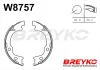 Bremsbackensatz Hinterachse DAVID VASCO W8757 Bild Bremsbackensatz Hinterachse DAVID VASCO W8757