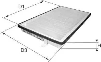 Filter, Innenraumluft hinter dem Handschuhfach DAVID VASCO X319 Bild Filter, Innenraumluft hinter dem Handschuhfach DAVID VASCO X319