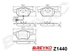 Bremsbelagsatz, Scheibenbremse Vorderachse DAVID VASCO Z1440 Bild Bremsbelagsatz, Scheibenbremse Vorderachse DAVID VASCO Z1440