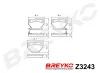 Bremsbelagsatz, Scheibenbremse Hinterachse DAVID VASCO Z3243 Bild Bremsbelagsatz, Scheibenbremse Hinterachse DAVID VASCO Z3243