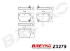 Bremsbelagsatz, Scheibenbremse Hinterachse DAVID VASCO Z3279 Bild Bremsbelagsatz, Scheibenbremse Hinterachse DAVID VASCO Z3279